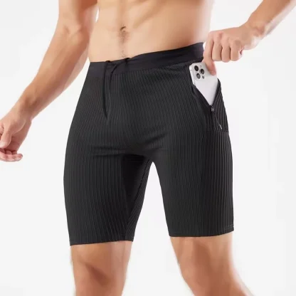 Black Running Shorts